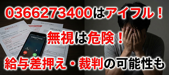 0366273400はアイフルからの督促